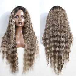 Synthetic Lace Front Wig Baby Hair Wig Long Wavy 30