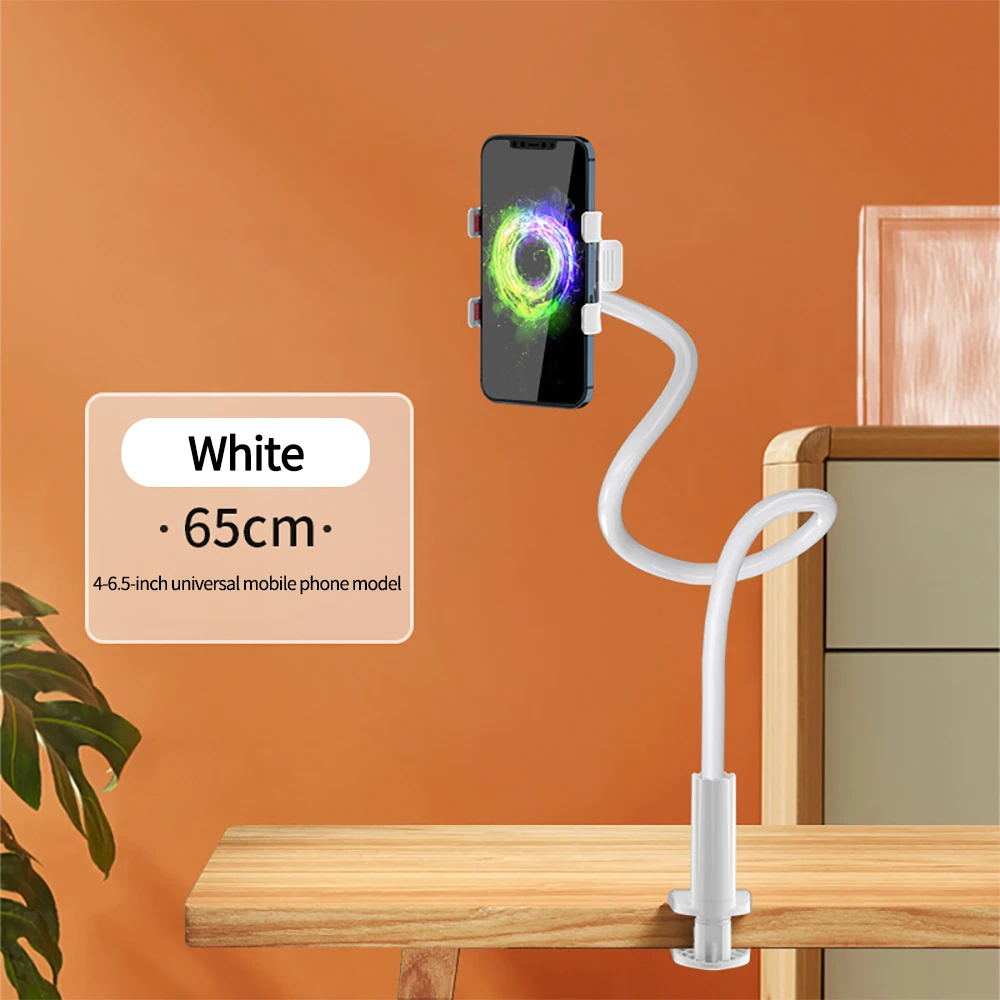 Lazy Goose Neck Mobile Phone Holder. 360° Rotating Long Arm Bedside Table Mobile Phone Holder Phone Accessories Phone Grip