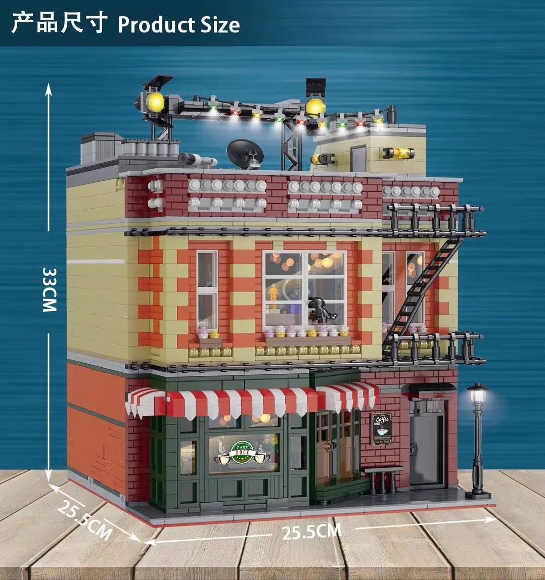 

Модульные строительные блоки The Central Perk, Теория большого взрыва, Детские кубики 10189, игрушки «сделай сам», детские подарки на день рождения и Рождество, совместимы с родственниками