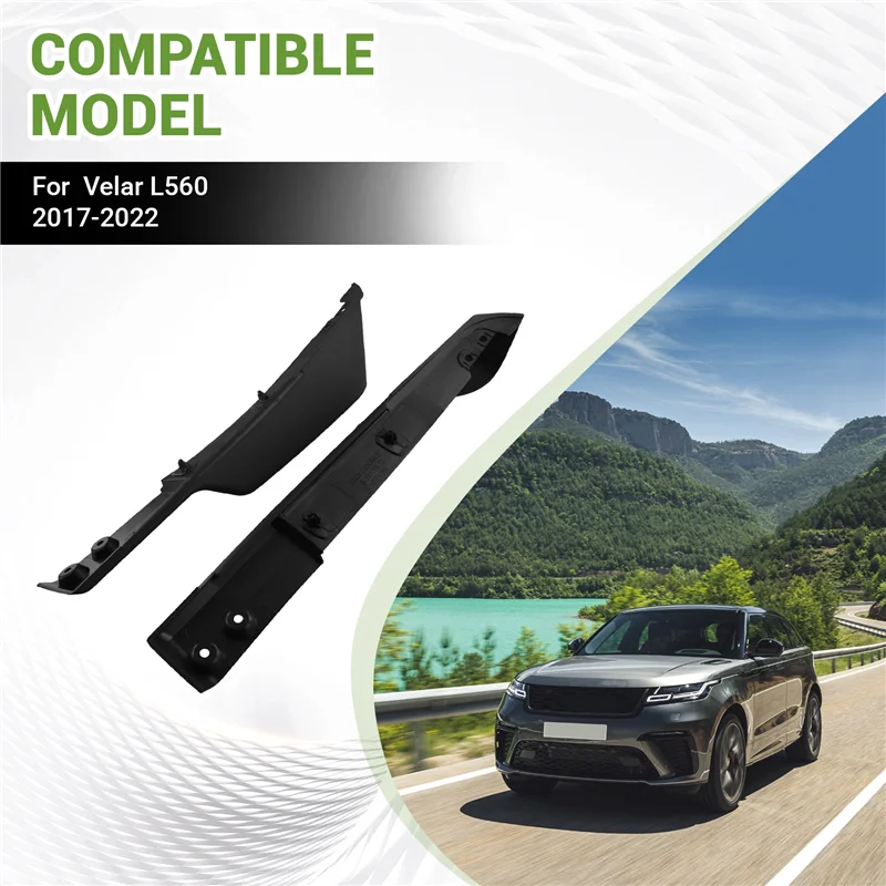 

ABTD-Car Front Bumper Lip Diffuser Splitter Spoiler Protector LR115671 LR115672 For Land Rover Range Rover Velar SVA L560