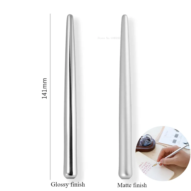 Aluminum Alloy Pen Handle Handmade DIY Painting Graffiti Practice Calligraphy Writing Portable Watercolor Painting Brush Handle