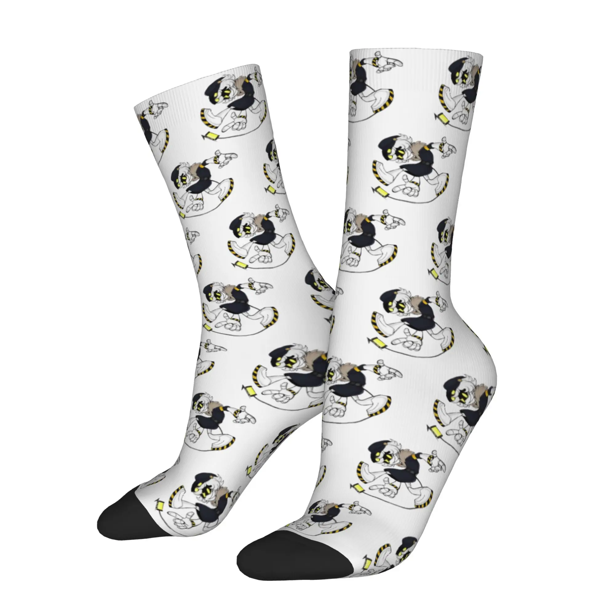 Fashion Male Men Socks Crazy Murder Drones N Sock Polyester Anime Sport Women Socks Spring Summer Autumn Winter