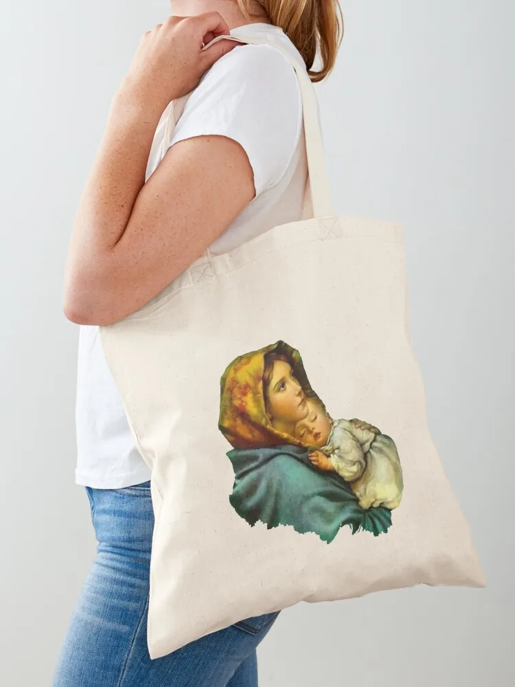 

Virgin Mary Photographic Print, Our Lady, Mother of Christ, Vergine Maria Tote Bag hand bag tote bag screen