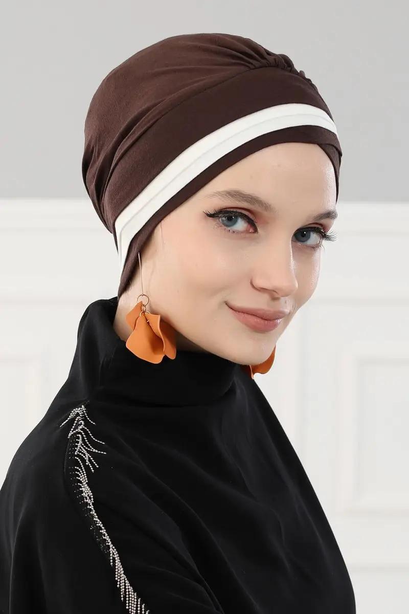 Doppel farbe gekämmte Knochen braun