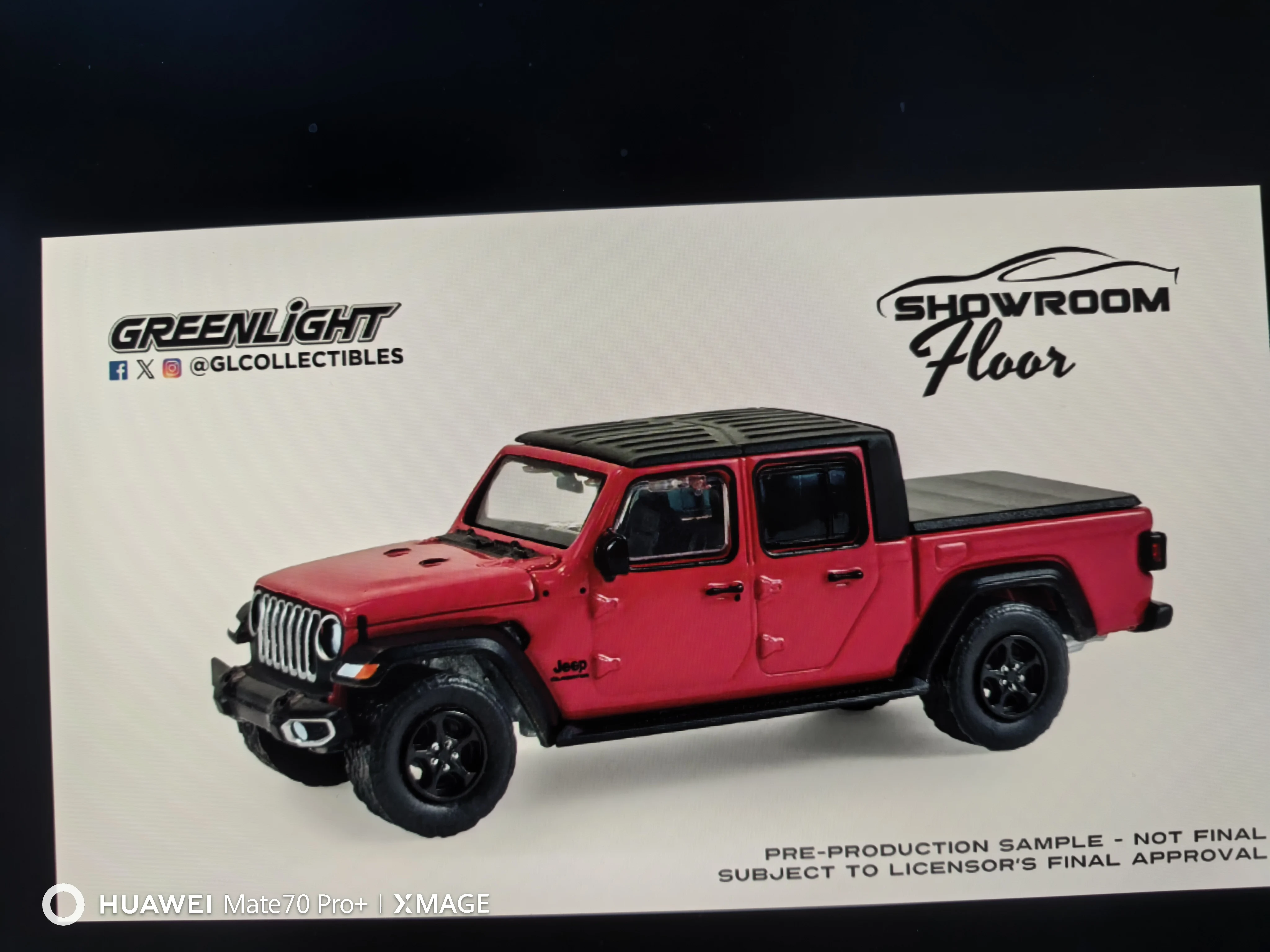 GreenLight 1/64 Alloy car model 2020 jeep Tuscadero  68070-F