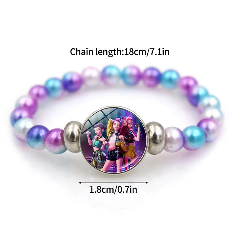 Anime Lumi Mila Zoi Hexenjäger Perlenarmband Cartoon-Figur Halskette Accessoires Schmuck Geburtstag Weihnachtsgeschenk