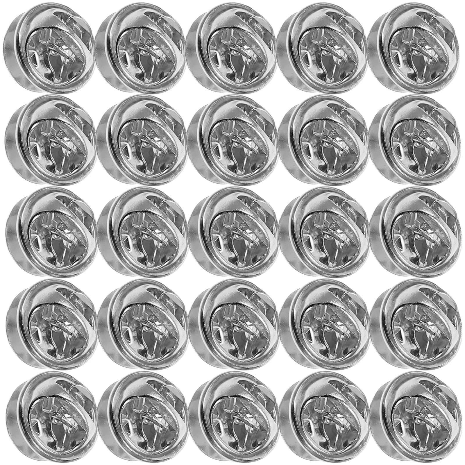 

50 set Chest Pin Backs Lapel Tie Hat Badge Enamel Brooch Diy Craft Jewelry Making Clutch Pin Backs Locking Metal Fasteners