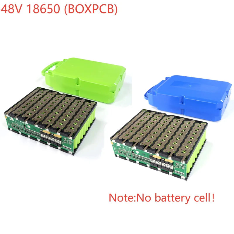 48V 30A E-bike Battery Case Kit Includes BMS PCB 13S 8P 18650 Holder Nickel Strip Electric Motorcycle Protection Circuit Housing