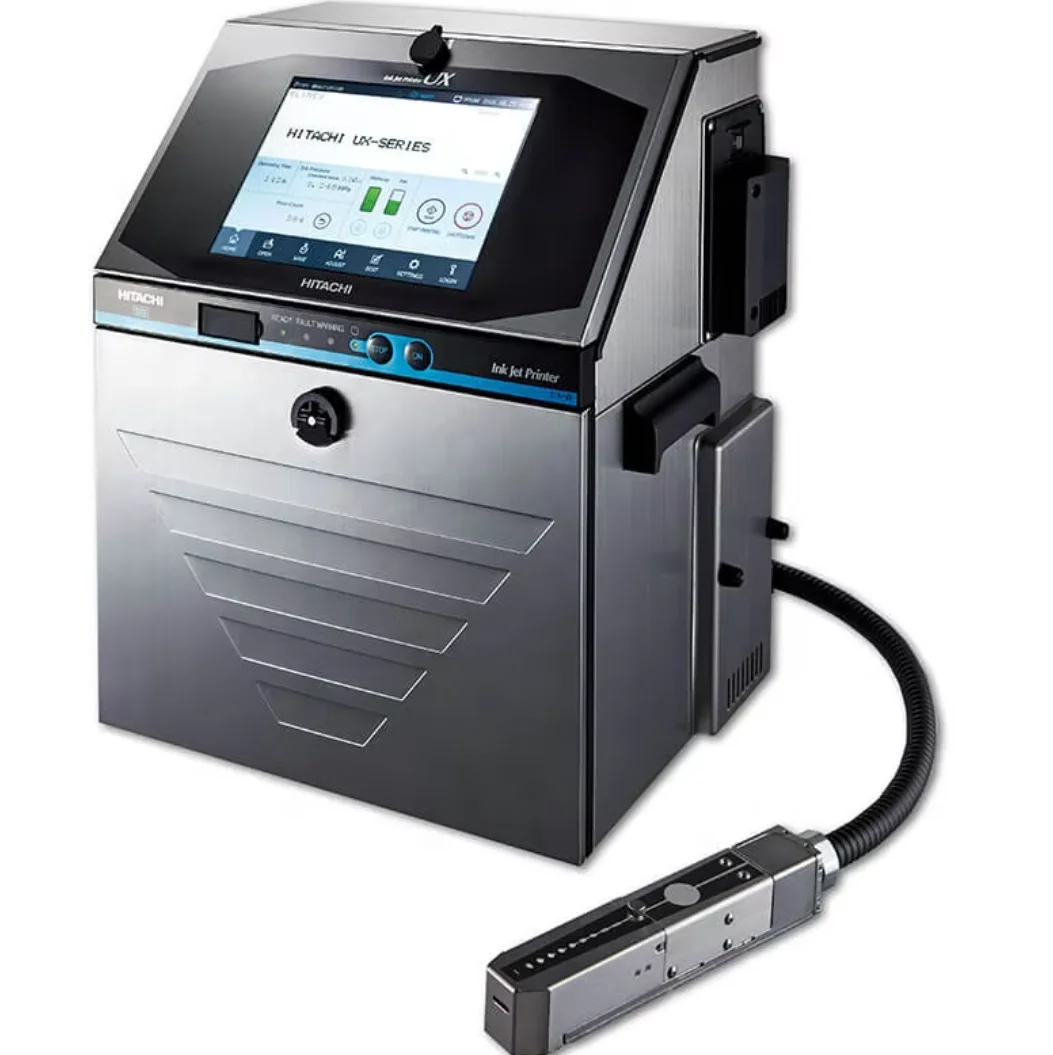 Refurbished Industrial Cij Inkjet Printer UX-160W Batch Code Expiration Date and Barcodes for Packaging From HIT