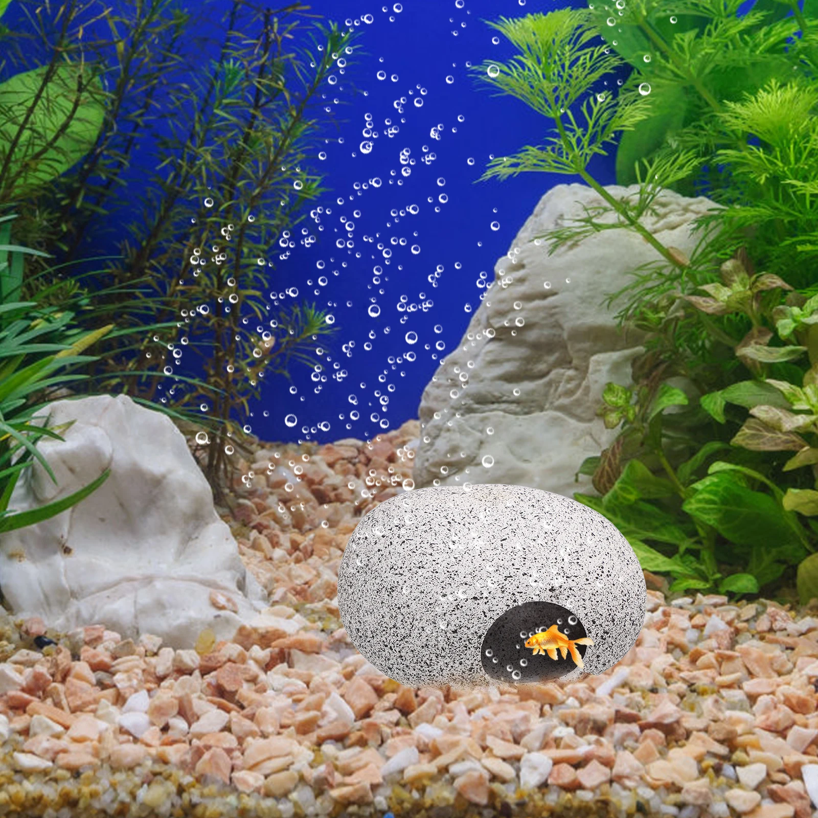 

Fish Tank Landscaping Accessories Aquarium Hide Ornaments Hideout Hides for Hiding Cave / Decoration Decorations Caves