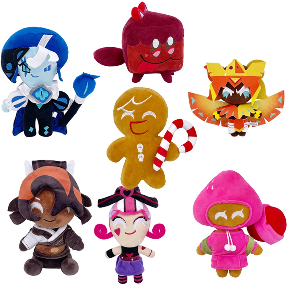 

Hot Shadow Milk Cookie Plush Run Kingdom Demon Cookie Плюшевая мультяшная игра Silent Plushie Милая мягкая кукла Мягкая подушка Игрушка Подарки