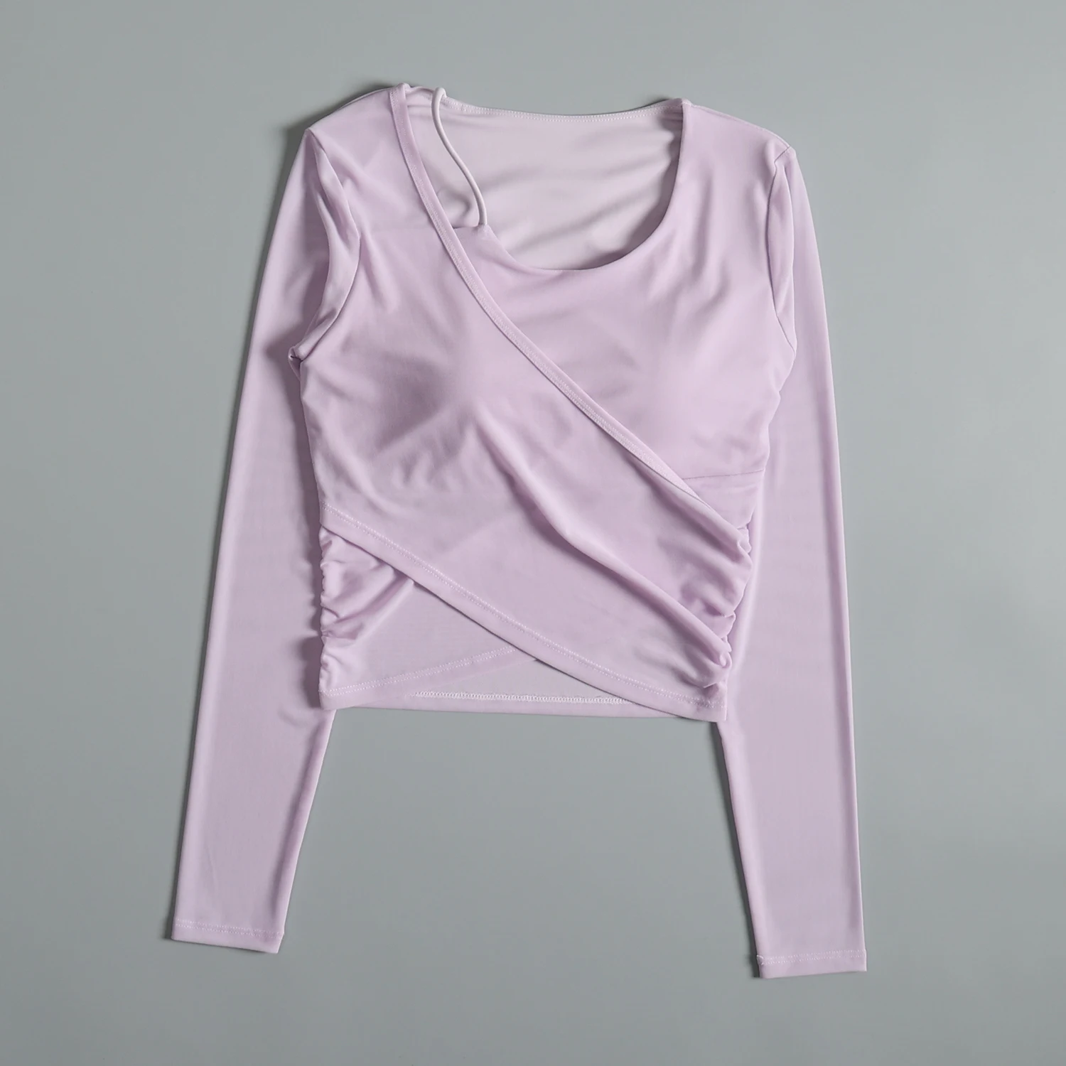 ملابس يوجا جديدة للسيدات بأكمام طويلة للتدريب على الجري عالية المظهر لخريف 2025 ملابس رياضية ضيقة للتخسيس واللياقة البدنية #3