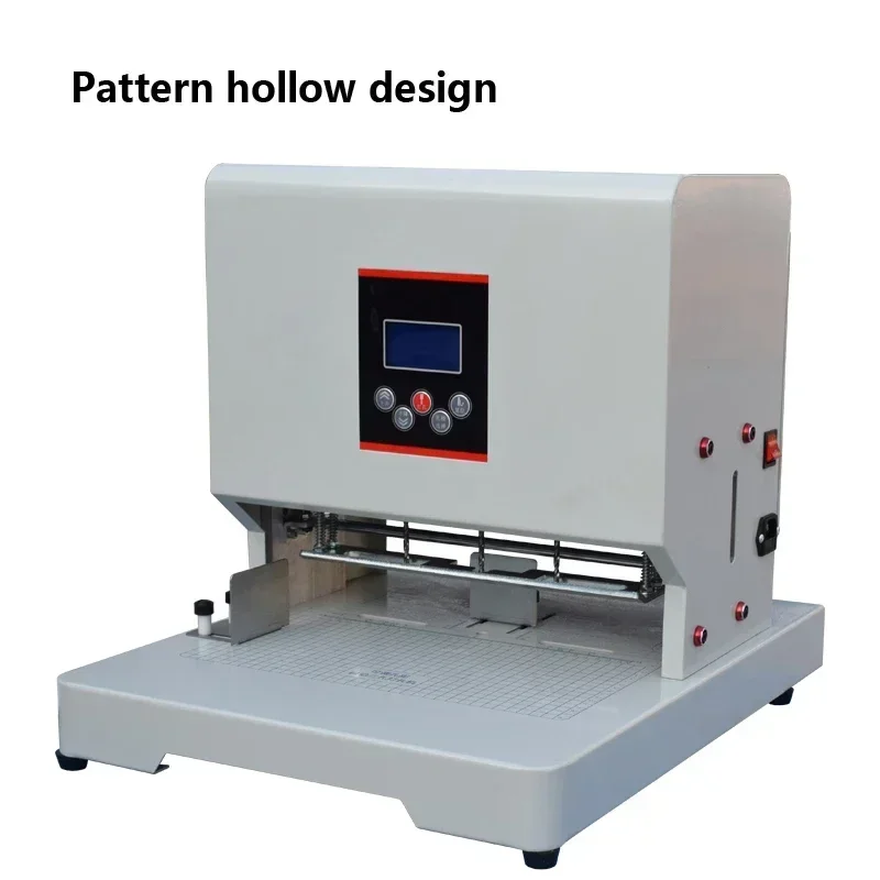 Small Upgrade Automatic Three Hole File Binding Machine Adjustable Hole Spacing Hollow Drilling Machine QY-860S QY-850K