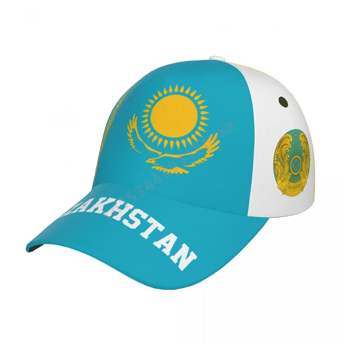 Unisex Flag Of Kazakhstan Adult Baseball Cap Patriotic Hat for Baseball Soccer Fans Men Women