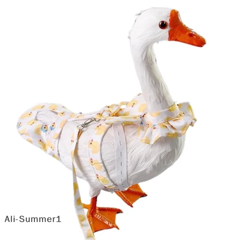 Cute Cartoon Adjustable Pet Goose Chicken Duck Diapers Kawaii Traction Chest Strap Rope Goose Breast Strap Outdoor Pet Supplies view 6