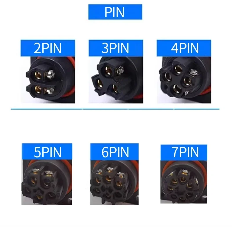 SP16 SP17 SP20 SP21 Aviation Plug IP68 Screw Wiring Connector Solderless Industrial Plug  Male And Female Docking Quick Wiring