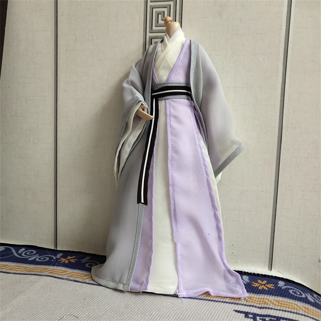 1/6 Male Chinese Ancient Classical Outfit Shirt Dress Suit Long Robe Man  Clothing for 12inch Cosplay Action Figure Mode