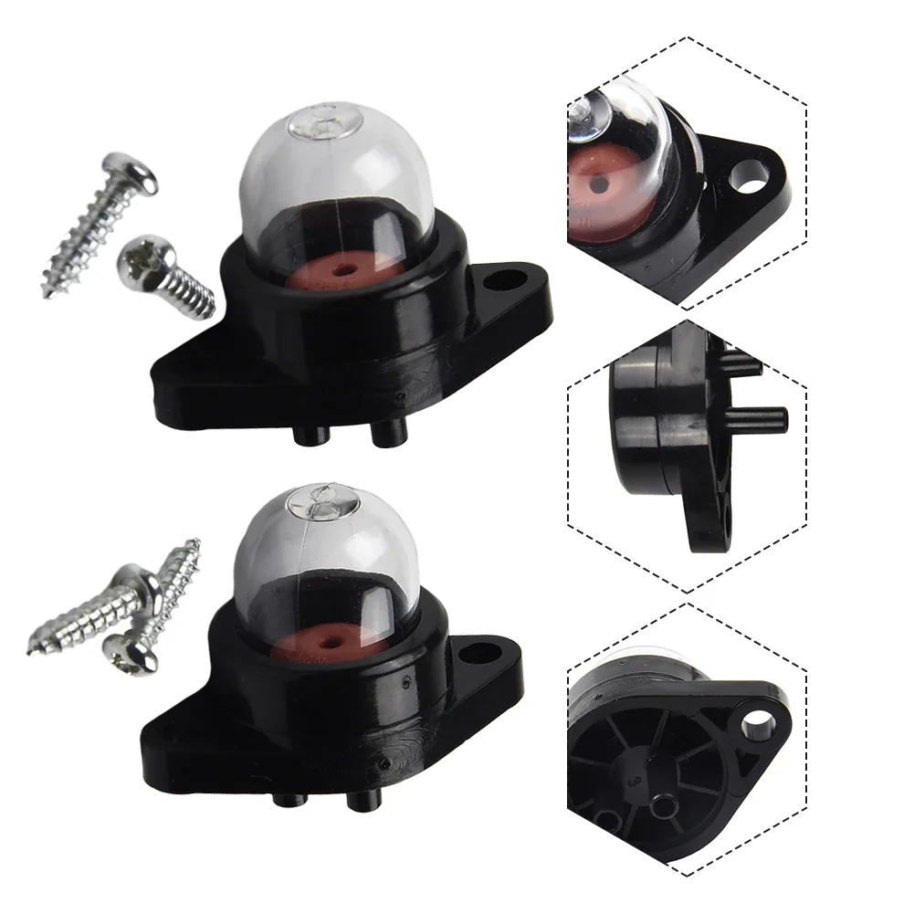 Screw Primer Bulb 2 Hole 2 Pieces Accessories For Mac Cat & Partner 351 For McCULLOCH 335 435 440 Light Bulb Brand New