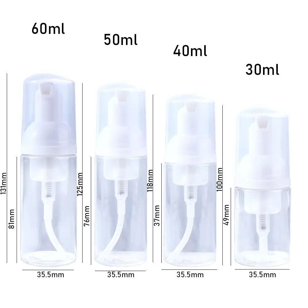 Shampoo Hand Soap Foaming Cosmetic Dispenser Mini Foam Pump Bottle Travel Foaming Dispenser Empty Refillable Bottle Soap Bottle