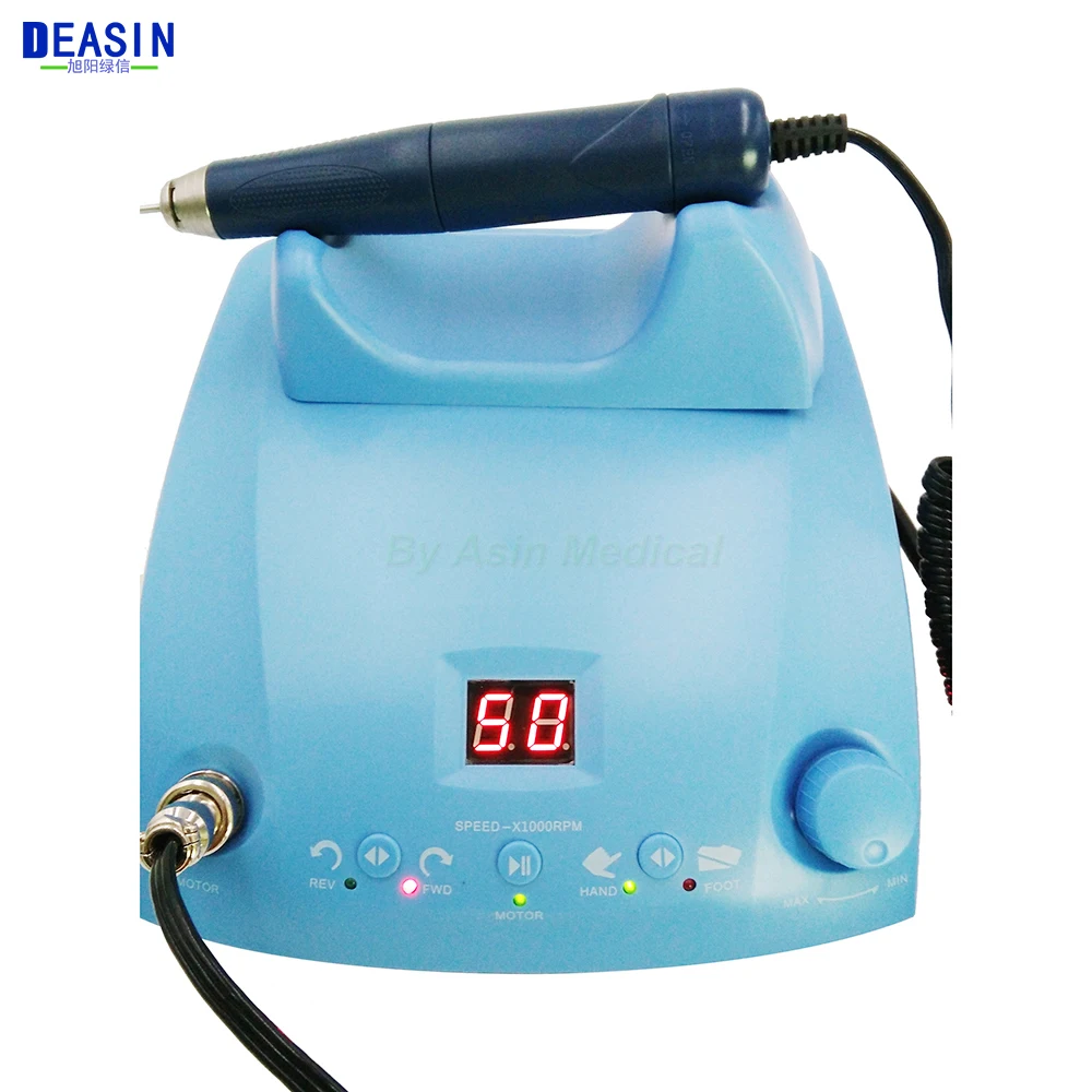 50,000 rpm dental lab micromotor brushless jewelry micromotor speed by foot pedal dental laboratory Polishing set with handpiece