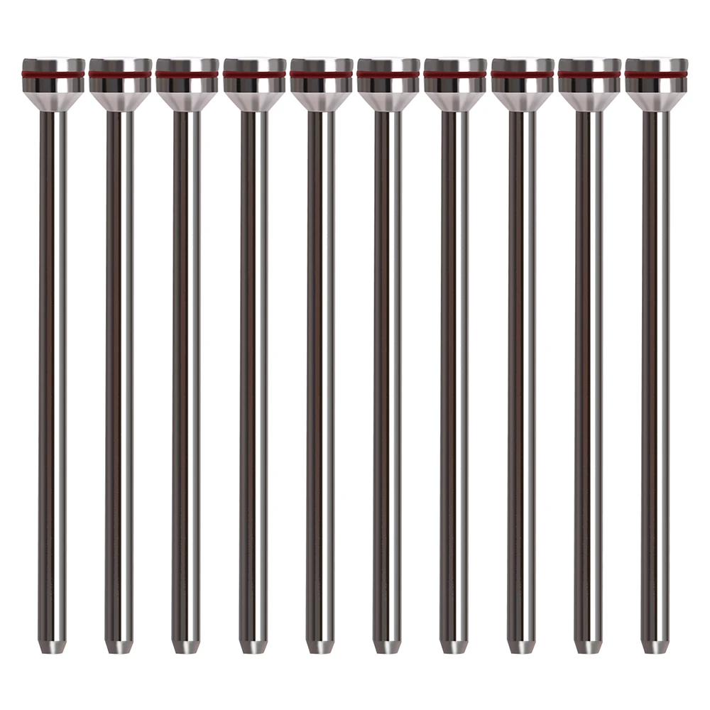 AZDENT 10pcs 2.35mm Mandrel Dental Materials Dental Diamond Disc Mandrel Rotary Tool Polisher Burs Dentist Instrument