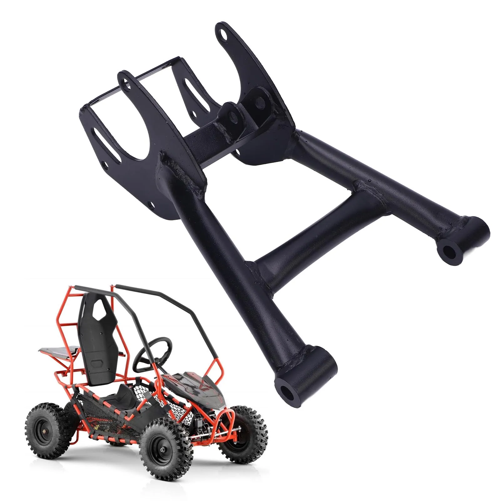 Rear Fork Swing Arm Steel Alloy High Hardness for 50cc 70cc 90cc 110cc 125cc with 6in 7in Tires ATV Quad 4 Wheel Motor