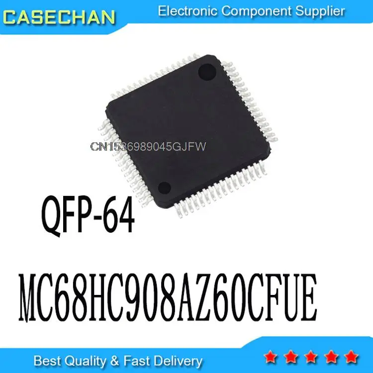 1 pieza nueva y Original MC68HC908AZ60CFU MC68HC908AZ60 2J74Y QFP-64 MC68HC908AZ60CFUE