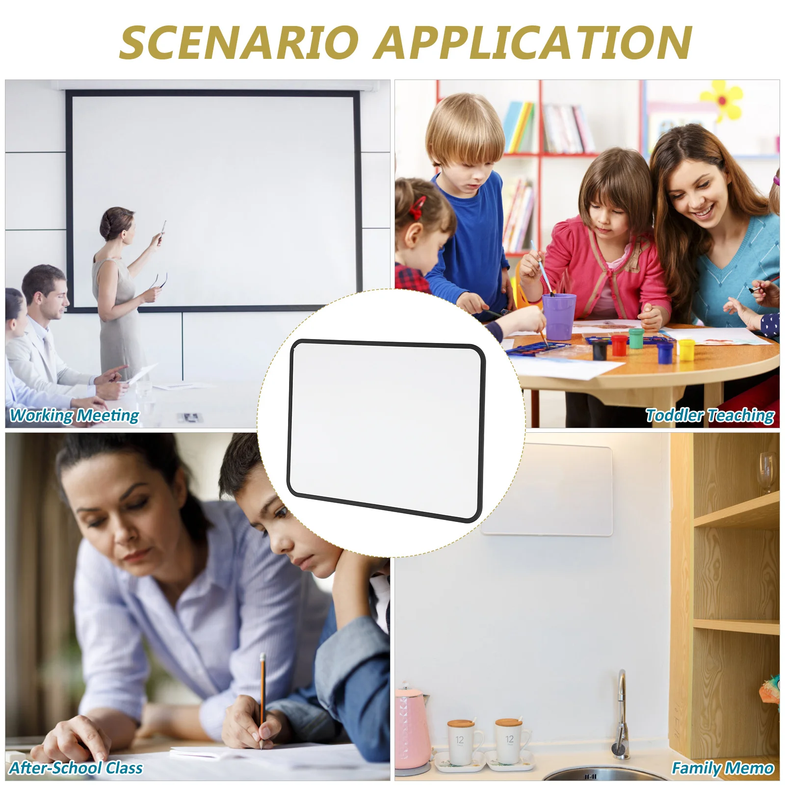 Erasable Writing Board Small Dry Erase Board Multifunctional Magnetic Whiteboard for Kids Creative Activities Small Whiteboard