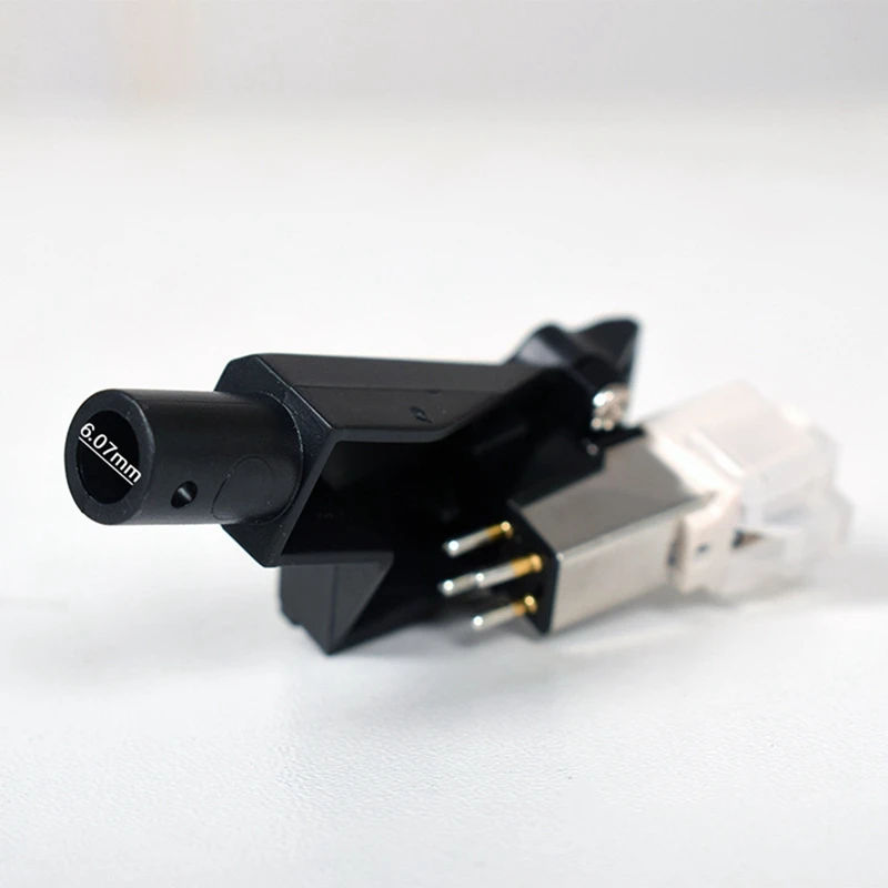 قلم خرطوشة متين + غطاء رأس القرص الدوار 4 دبوس اتصالات للفونوغراف القرص الدوار جراموفون LP إبرة الفينيل جودة عالية