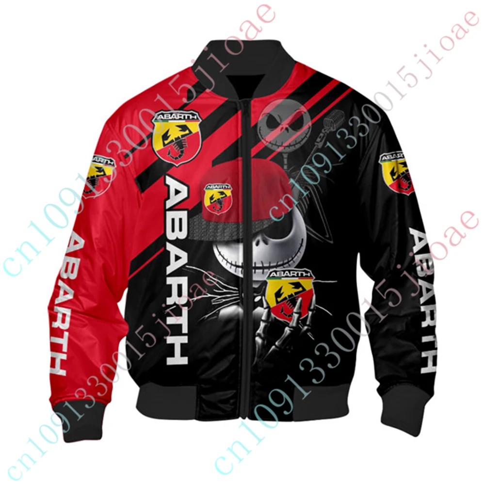 

Abarth Windbreaker Techwear Baseball Uniform Bomber Jacket Harajuku Parkas Thick Coat Jackets For Men's Clothing Custom Logo