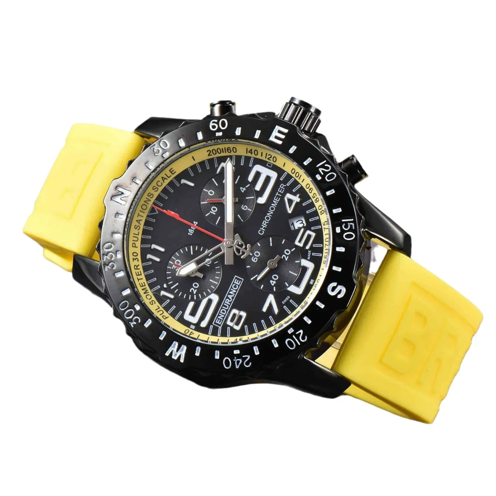 ساعة كرونوغراف للأعمال الفاخرة للرجال - كوارتز متعددة الوظائف، تاريخ متين، جودة AAA+، طراز احترافي