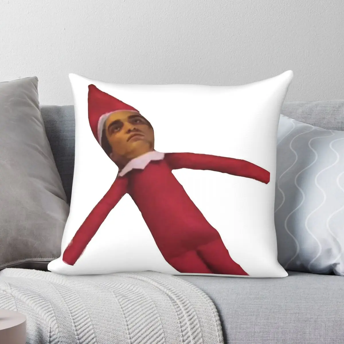 Robert Pattinson Elf Square Pillowcase Polyester Linen Velvet Creative Zip Decor Pillow Case Bed Cushion Case