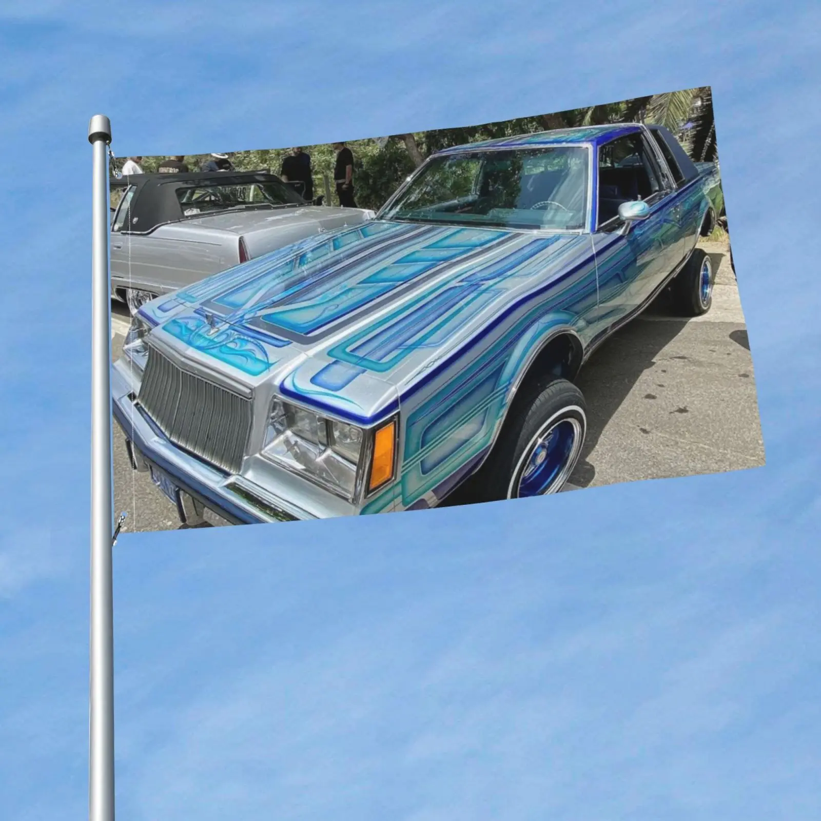 Lowrider Flag Banner Outdoor Advertising Cars Club Activity Sports Club Art Decor