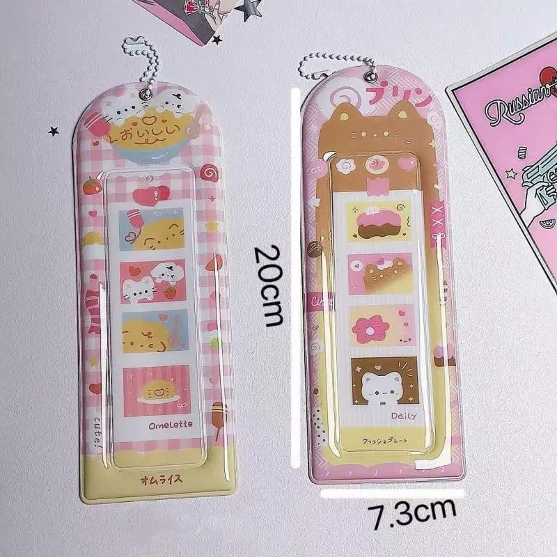 جديد لطيف 4 حامل بطاقة الشبكة كوريا المعبود بطاقة صغيرة تخزين قلادة بولي كلوريد الفينيل Photocard حامل حافظة بطاقات شفافة حامل المرجعية