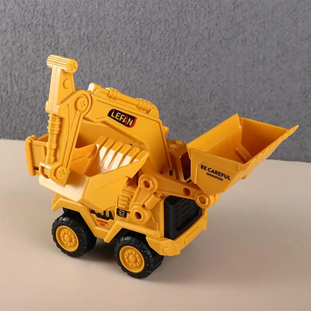

Модный ABS инженерный автомобиль, желтый детский экскаватор, классический большой бульдозер, подарок на день рождения