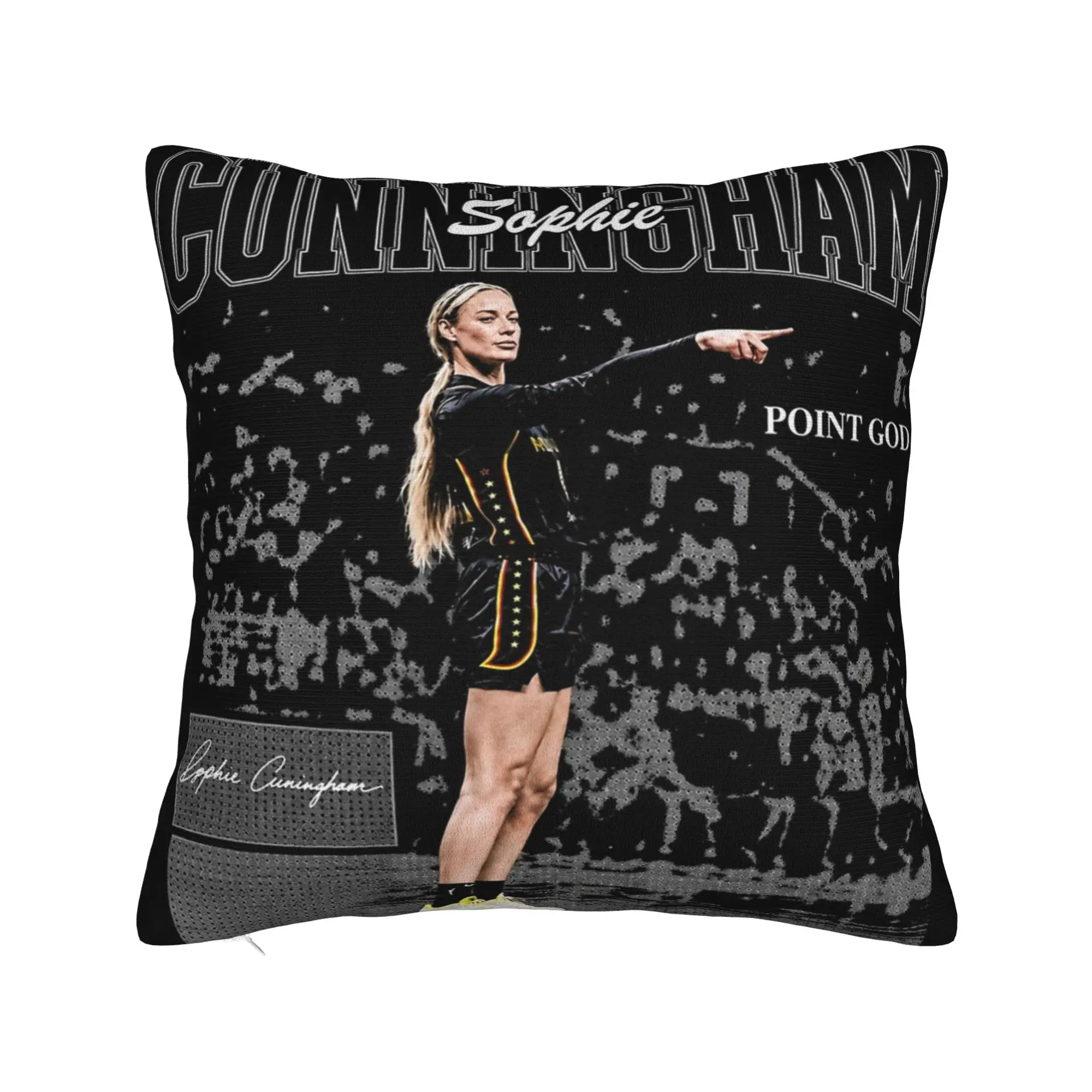 Decorative Pillowcase Sophie Cunningham Point Good Meme  Merch Bed  Throw Pillow Case Cover Zipper Multi-Size