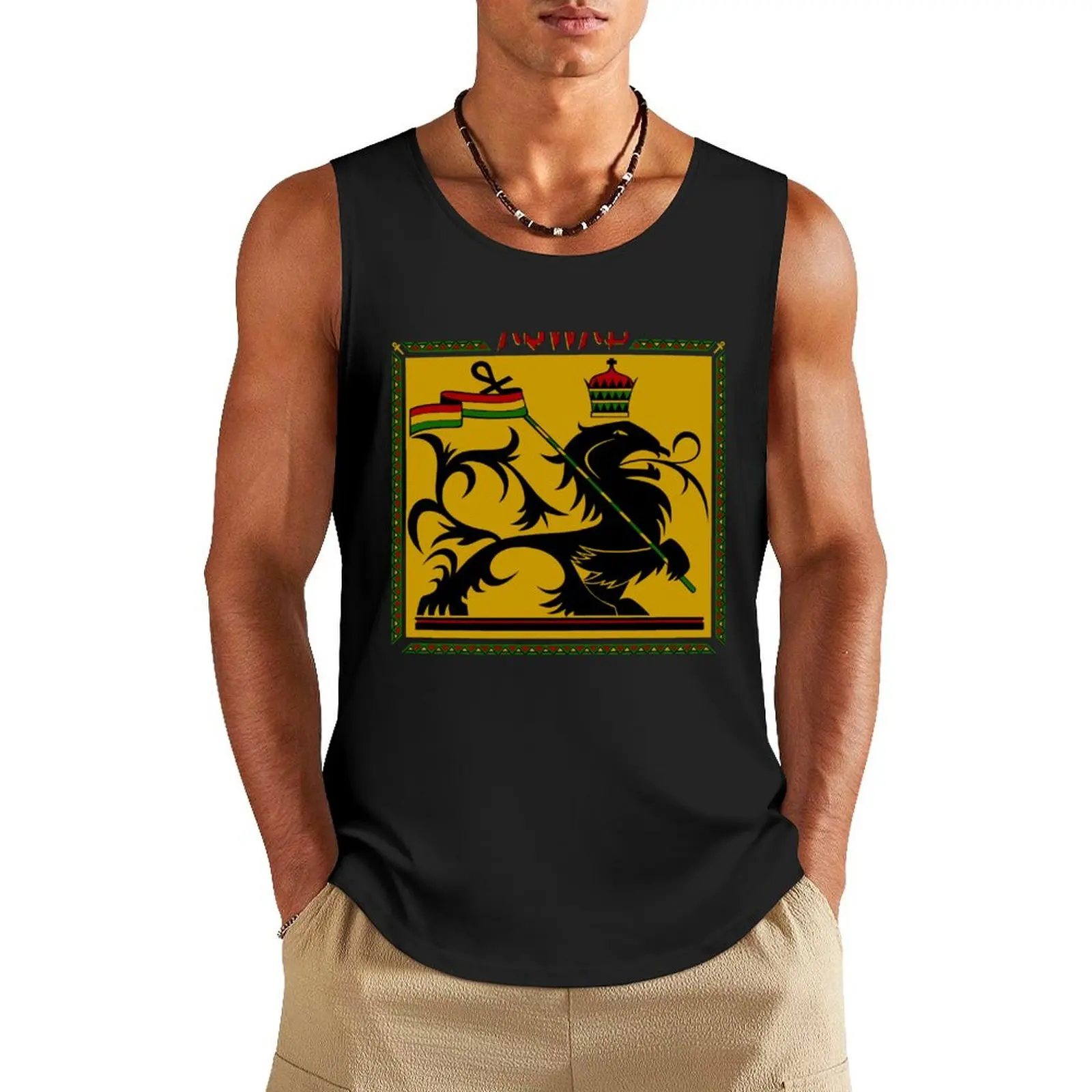 

Aswad Reggae Tank Top clothing men sleeveless jackets T-shirts men Men's vest