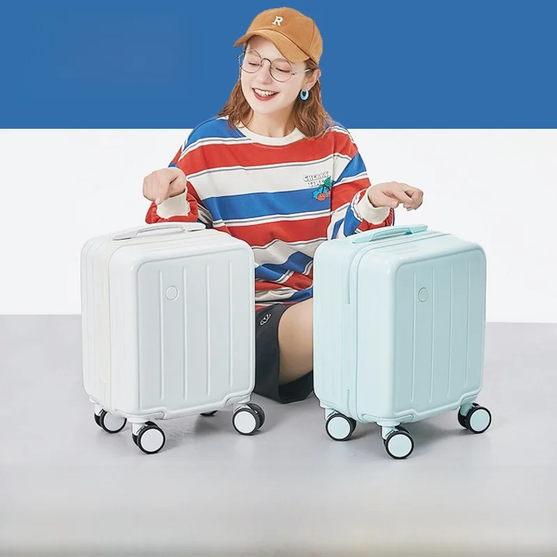 

Lightweight Portable Suitcase for Women Travel Spring Autumn Airline 4 Inch Silent Lage Pull Rod Bag