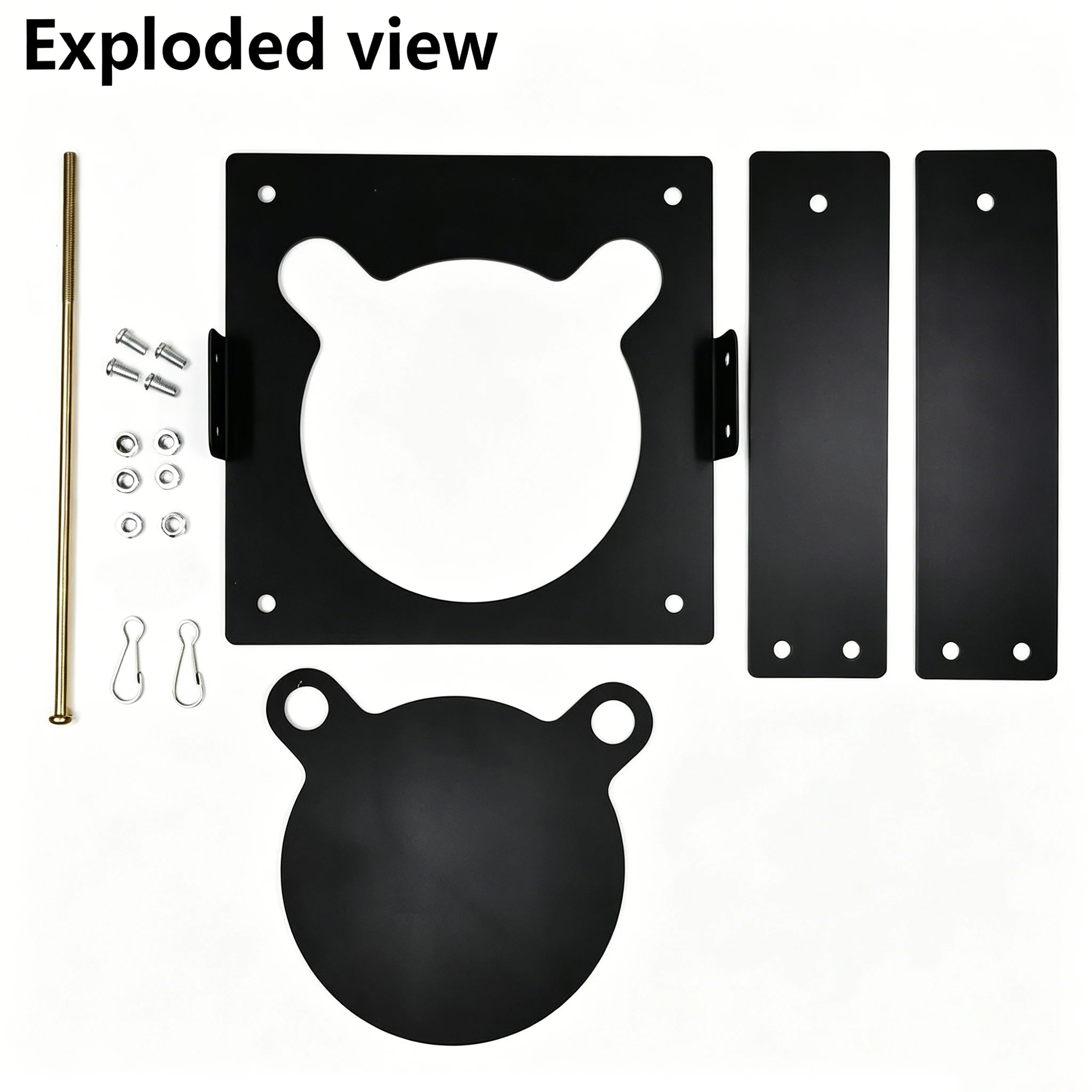 Objetivo oso 10cm tiro pistola colgante para interior exterior - imagen 5