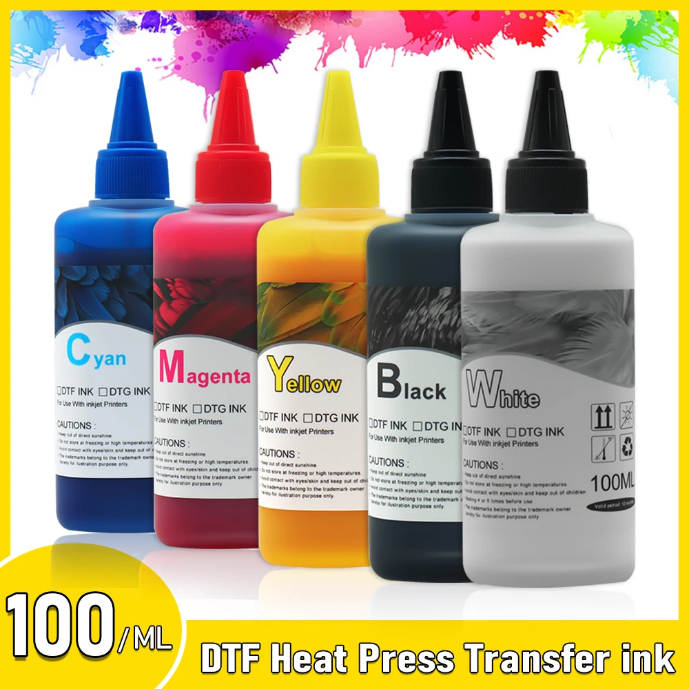 

DTF Ink For all DTF printer Direct Transfer Film For PET Film DTF ink For Printing T-Shirt DTF Ink for DTF Printing machine