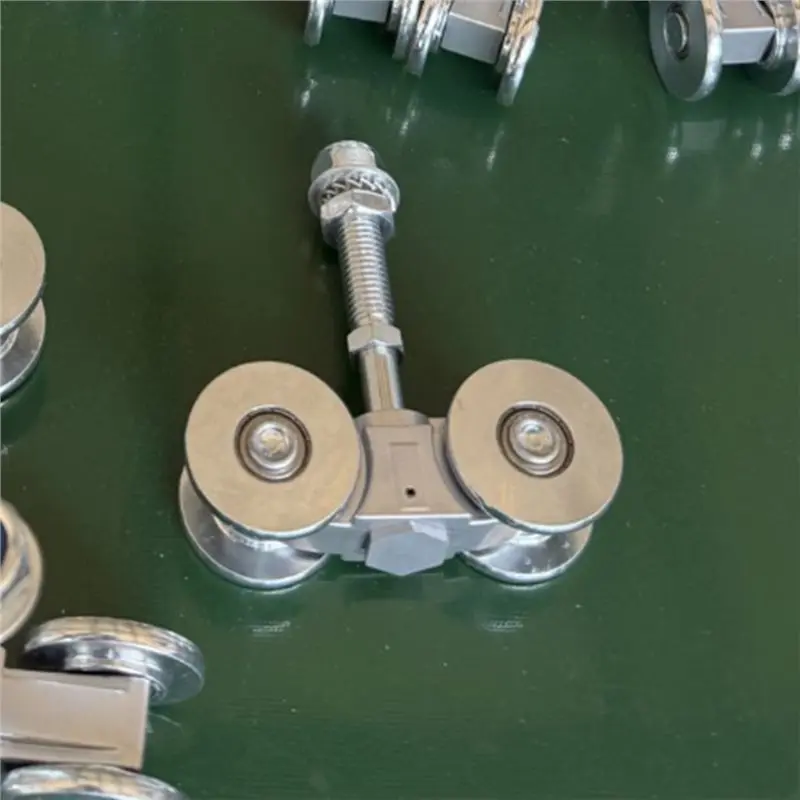 ALIM-2PCS DL111-STW Track Roller Wheels For Heavy Barn Or Shed Sliding Doors With Box Rail Strut Channel