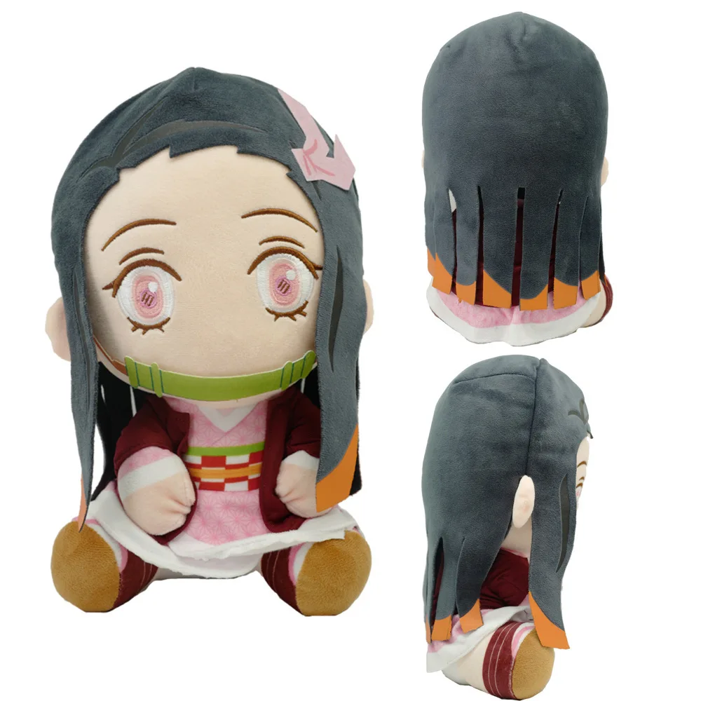 Demon Slayer Anime japonés Tomioka Giyu Kamado Tanjirou Kamado Nezuko Agatsuma Zenitsu juguetes de Peluche muñeca regalo para mujeres, nuevo, 20cm