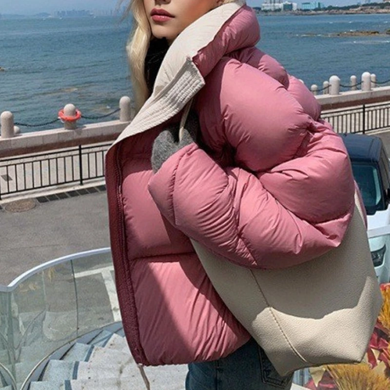 

Cotton-padded Jacket Female 2025 Short Winter Padded Commuter Wind Cotton-padded Jacket