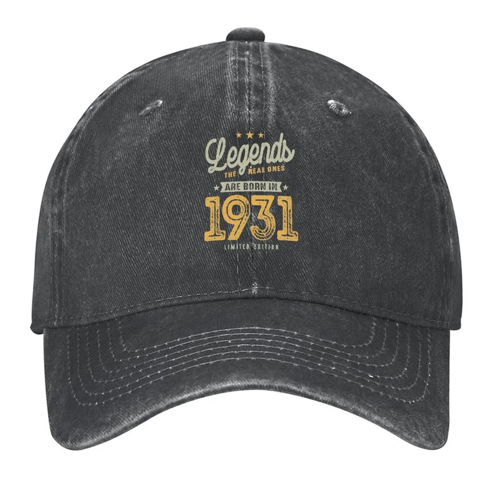 

Legends Born in 1931 - 91st birthday Retro Classic Baseball Cap Beach Outing Golf Cap Fishing cap Hip Hop Male Women's