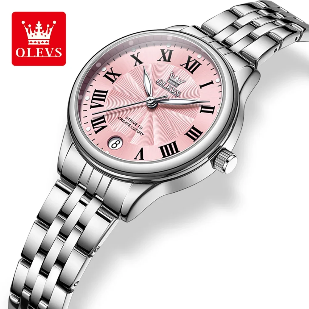 

OLEVS 5600 Quartz Watches Stainless Steel Watchstrap Luxury Elegant Ladies Bracelet Watch for Women Relogio Feminino Waterproof