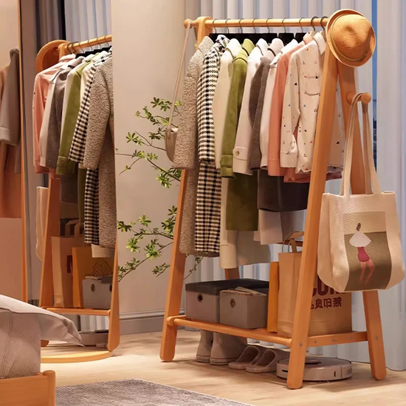 Colgador De Ropa De ahorro De soporte, Colgador De Ropa De suelo De secado, Colgador De Ropa De baño estético, muebles De sala De estar