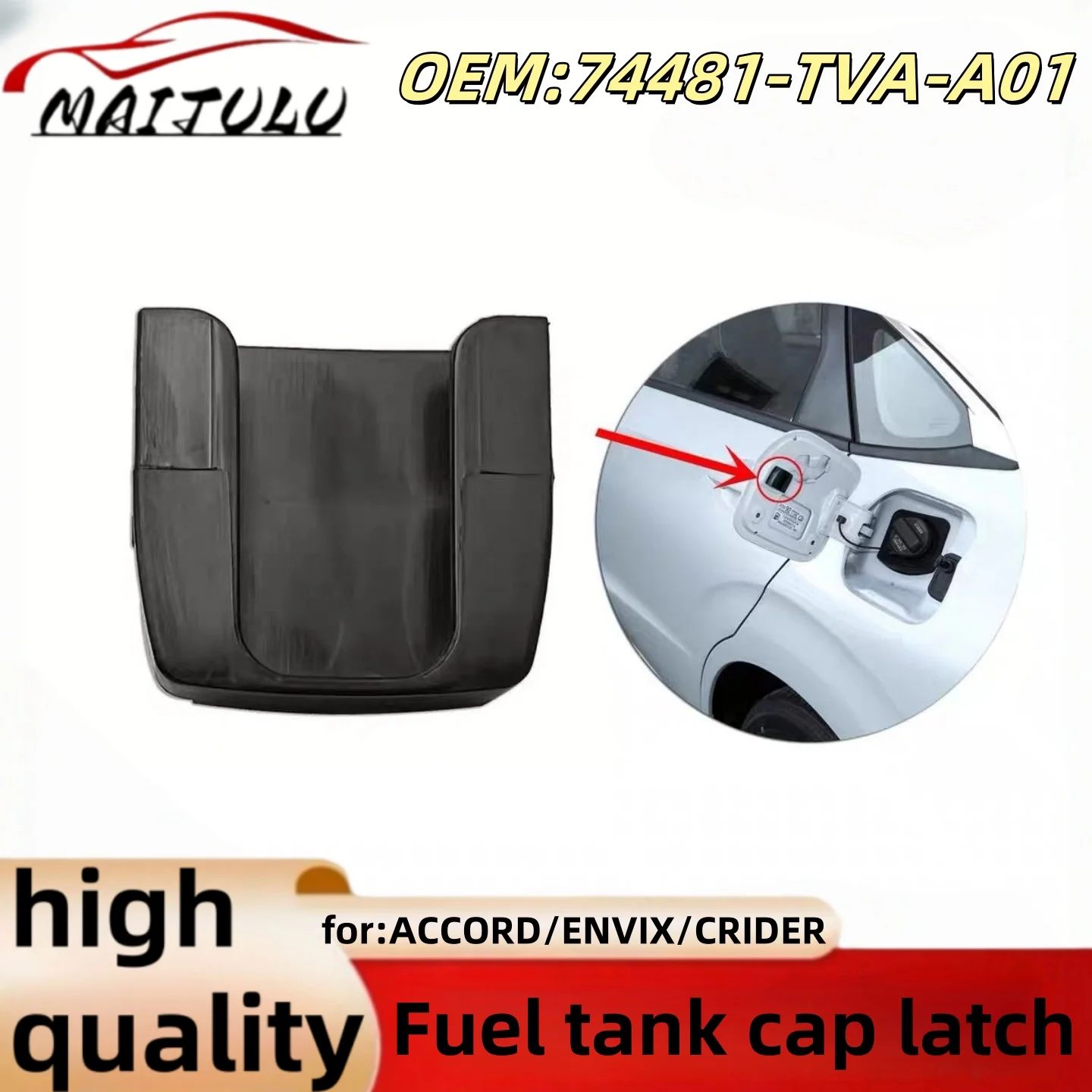

74481TVAA01 Quality Fuel Tank Cap Clamp Compatible For Honda Accord 2018-2022 Fuel Gas Lid Door Clip 74481-TVA-A01