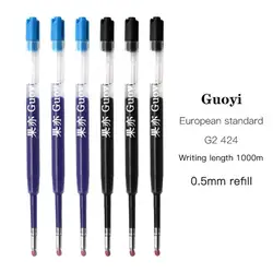 Guoyi-Recharge de stylo gel Nipgel K066, stylo à bille, accessoires d'écriture, bureau d'apprentissage, acquisition, cadeaux scolaires, lot de 10 pièces, 424