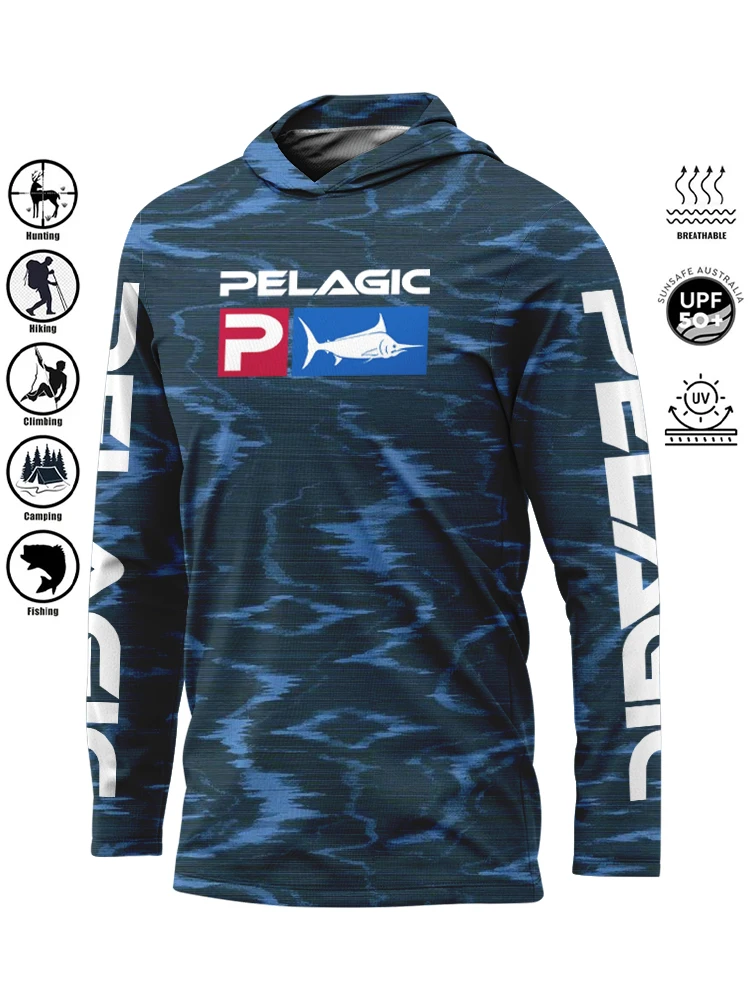 

PELAGIC 2024 New Hoodie Fashion All Comfortable Recreational Sports Outdoor Cycling Fishing Lightweight Breathable Clothing