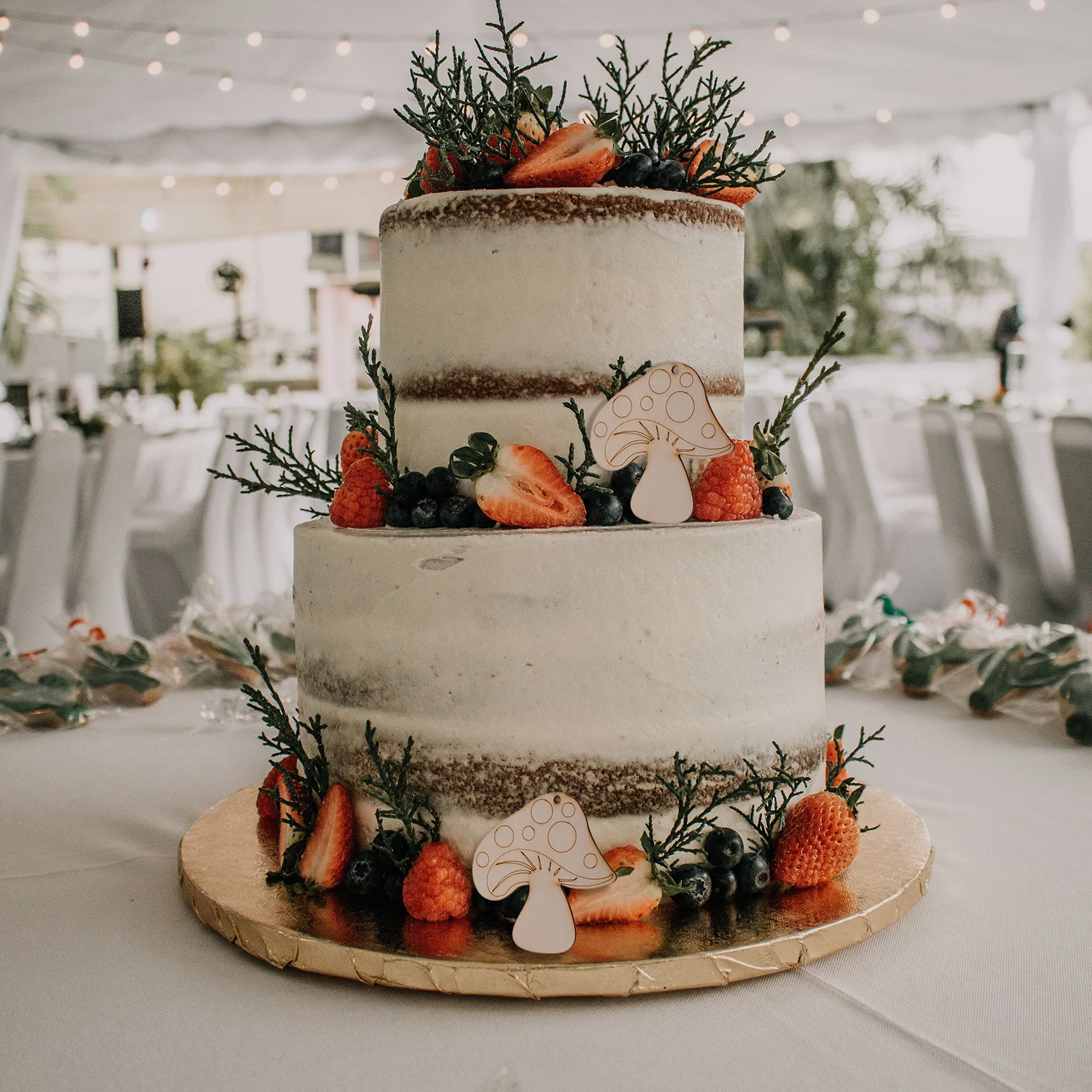 1 مجموعة شرائح الفطر الخشبية رقائق الخشب غير المكتملة Diy بها بنفسك الحرف ديكور المنزل الزينة الزفاف لوازم الحرف الخشبية #3